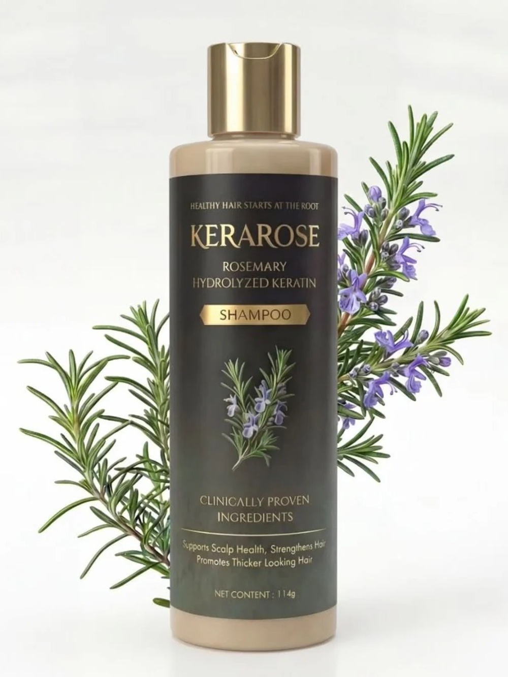 Kerarose Rosemary Hydrolyzed Stimulant Keratin Hair Growth Shampoo